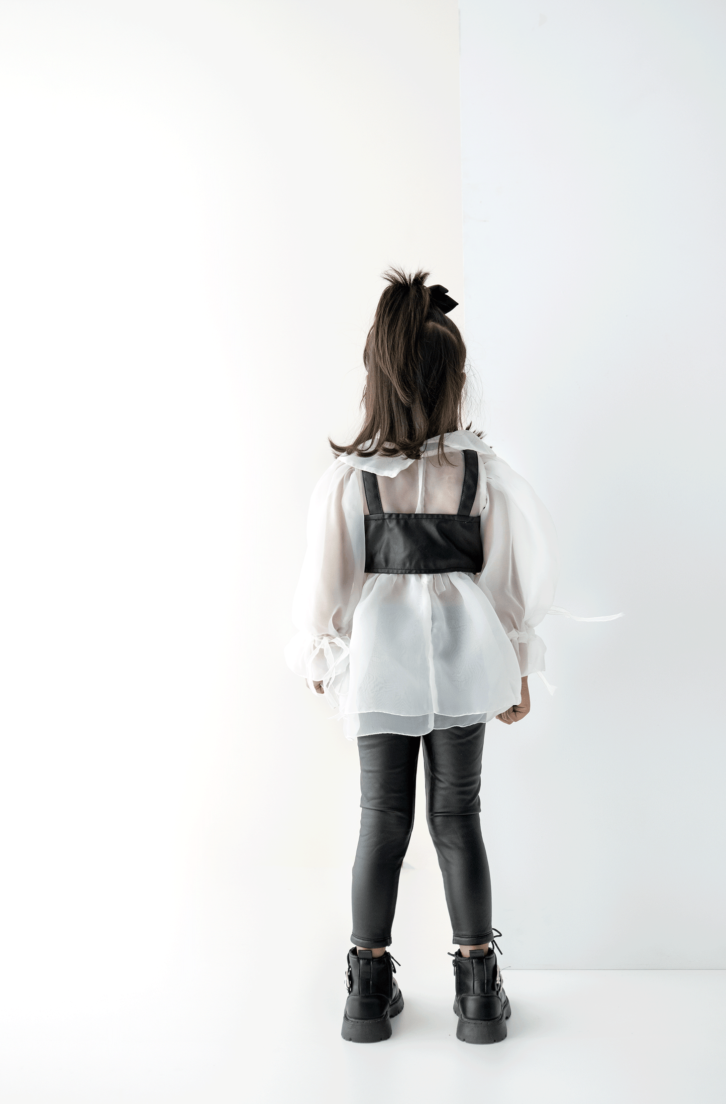 The Saga Organza Peplum Tunic