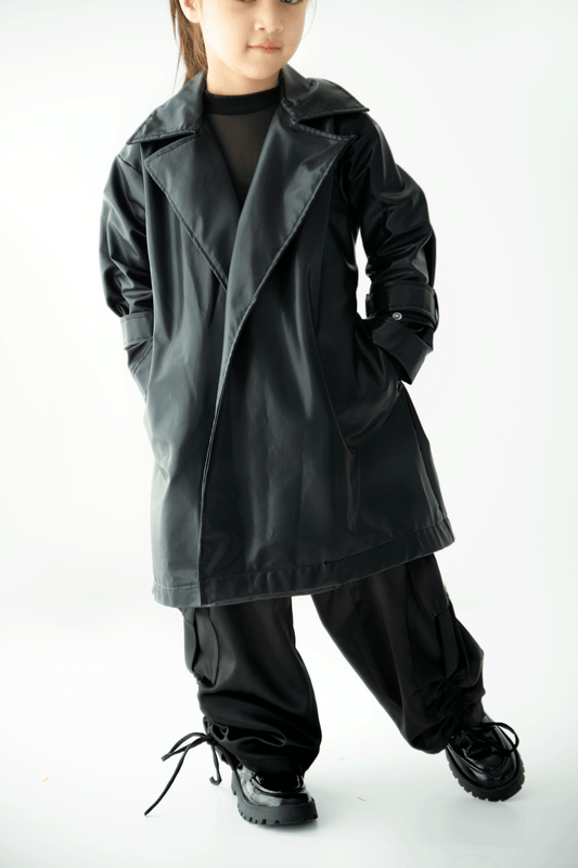 The Roxy Leather Overcoat