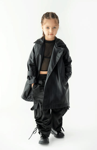 The Roxy Leather Overcoat