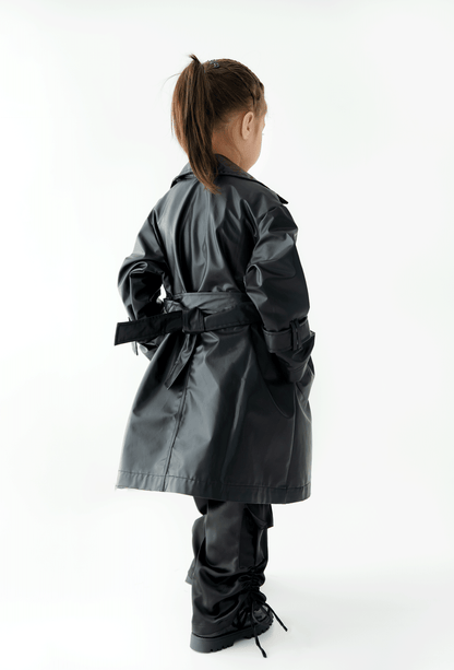 The Roxy Leather Overcoat